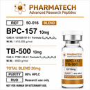 BPC-157 + TB-500 Blend 20mg + Água Bacteriostática  - PharmaTech