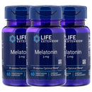 3 X Melatonina 3mg (60) - Life Extension | iPUMP Suplementos