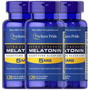 3 X Melatonina 5mg (120) - Puritans Pride | iPUMP Suplementos
