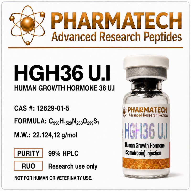HGH 36UI (Somatropin) + Água Bacteriostática - PharmaTech