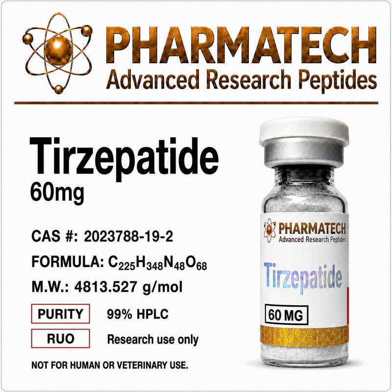 Tirzepatide 60mg + Água Bacteriostática - PharmaTech