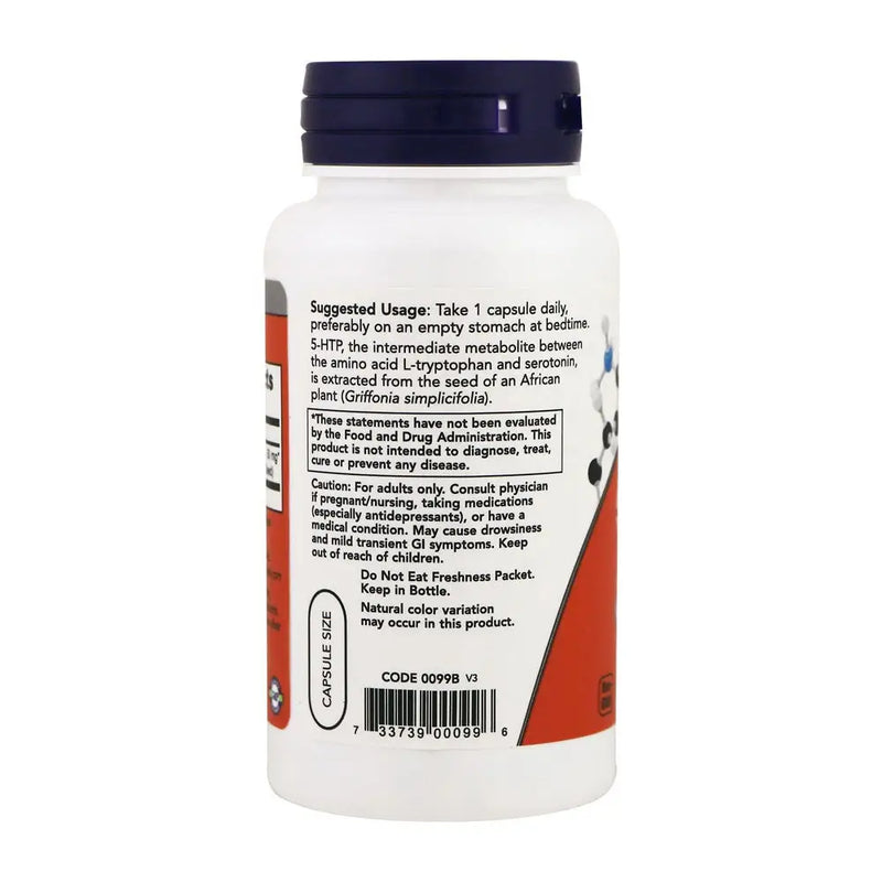 5HTP (90 Vcaps) - Now Foods - NATURAL