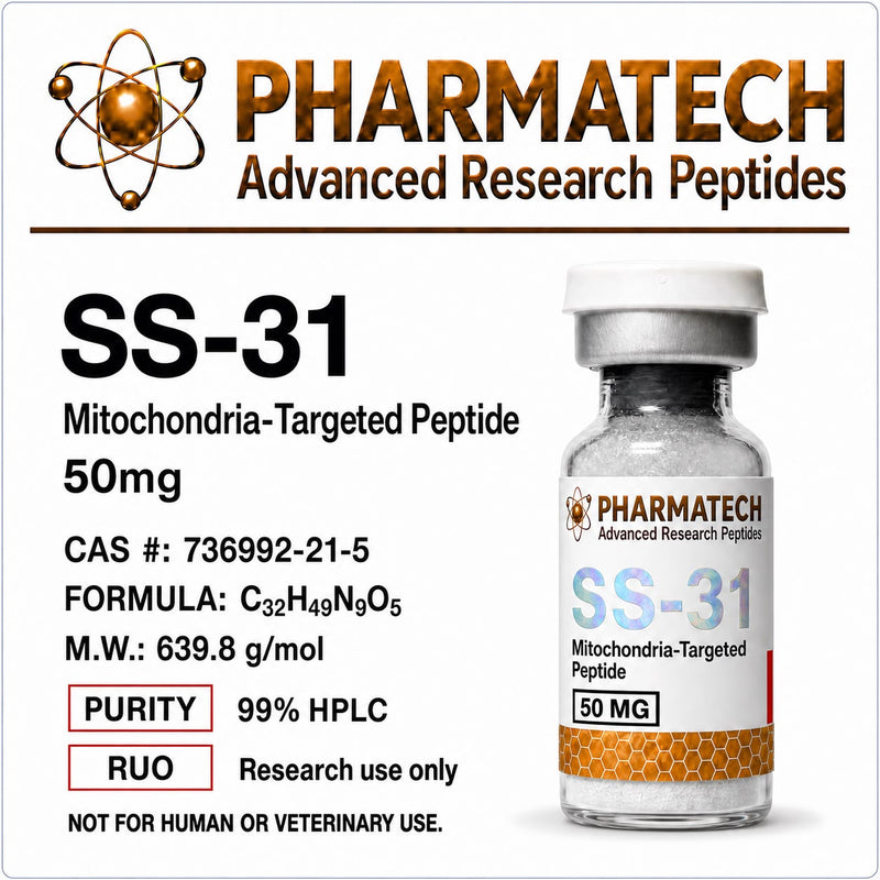 SS-31 50mg + Água Bacteriostática - PharmaTech - PharmaTech