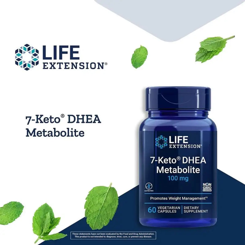 7-Keto DHEA 100mg (60 Caps) - Life Extension - iPUMP Suplementos 