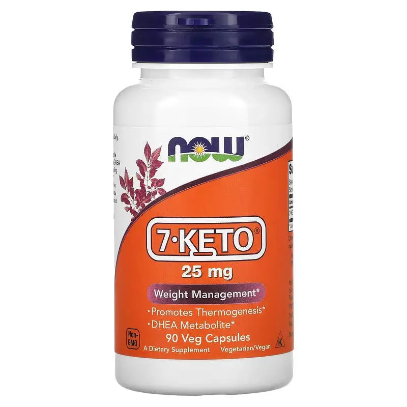 7-KETO DHEA 25mg (90) - Now Foods - iPUMP Suplementos