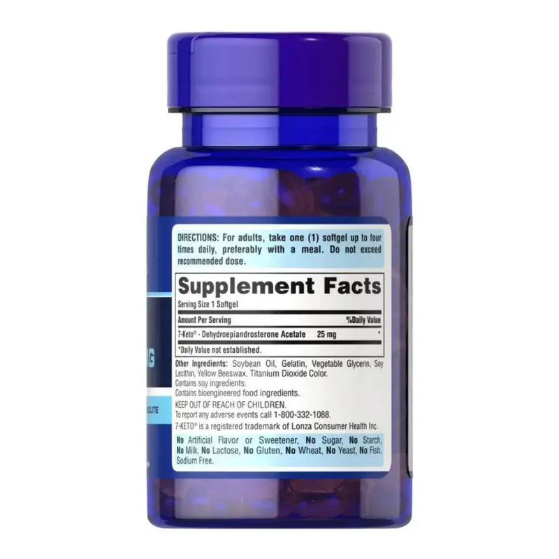 7K3eto Dh3ea 25mg (60 Softgels) - Now Foods - DHEA