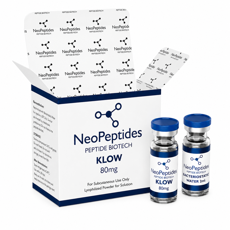 Klow 80mg Blend com Água Bacteriostática - NeoPeptides
