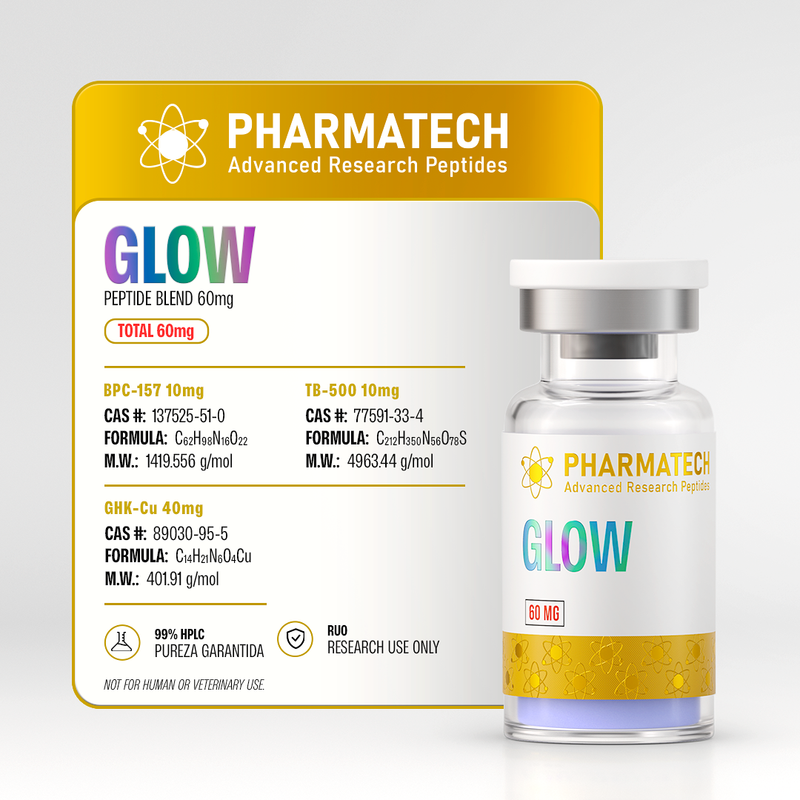 GLOW Blend 60mg (Liofilizada) + Água Bacteriostática - PharmaTech