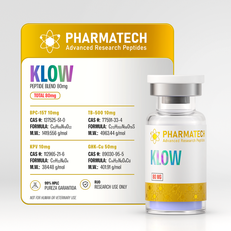 KLOW Blend 80mg (Liofilizada) + Água Bacteriostática - PharmaTech