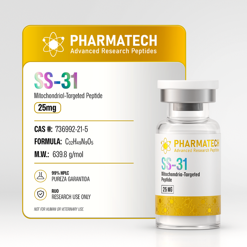SS-31 25mg (Liofilizada) + Água Bacteriostática - PharmaTech