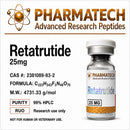 Retatrutide 25mg (Liofilizada) + Água Bacteriostática - PharmaTech