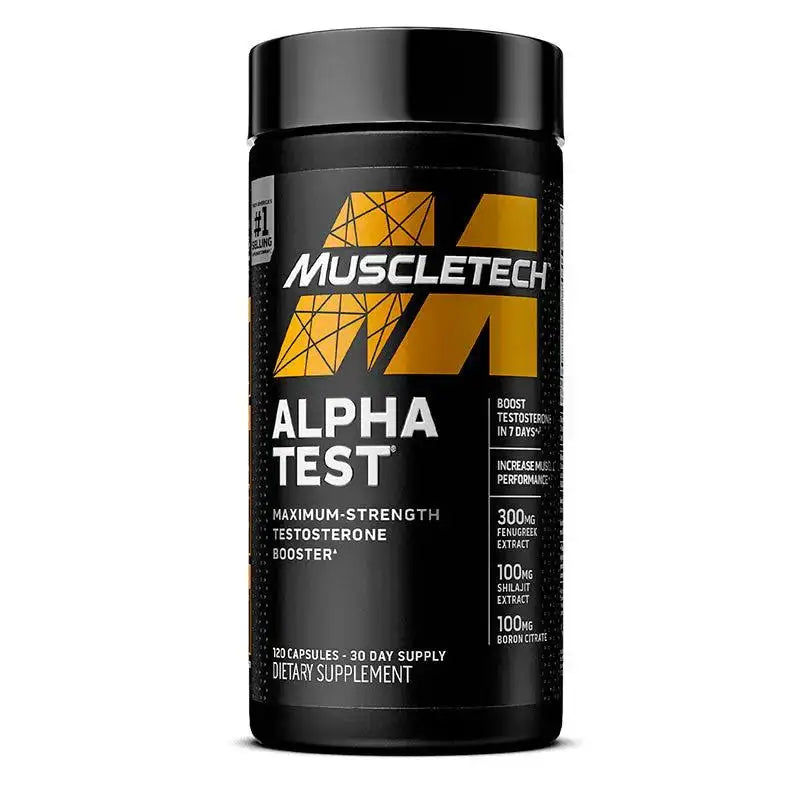 Alph4a T3est (120 Capsulas) - Muscletech - TESTOSTERONA BOOSTER