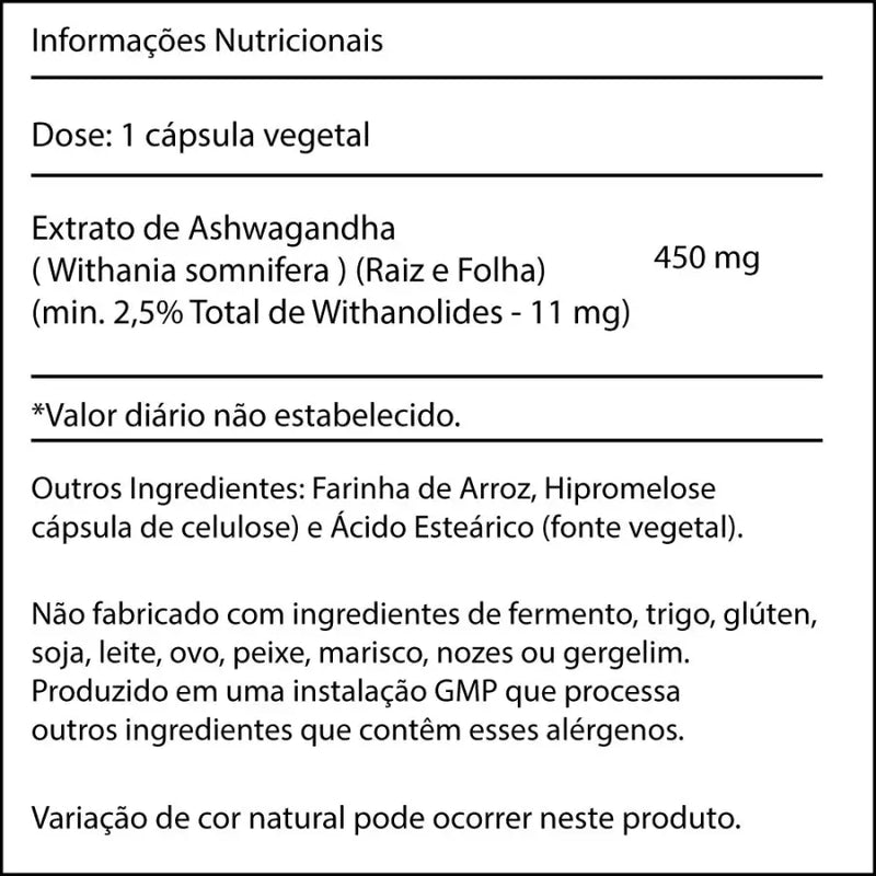 Ashwagandha 450mg (90) - Now Foods - Frete grátis