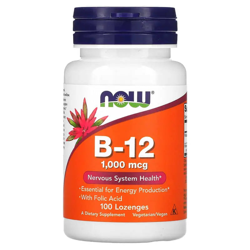 B-12 1000 mcg (100) - Now Foods - Vitamina