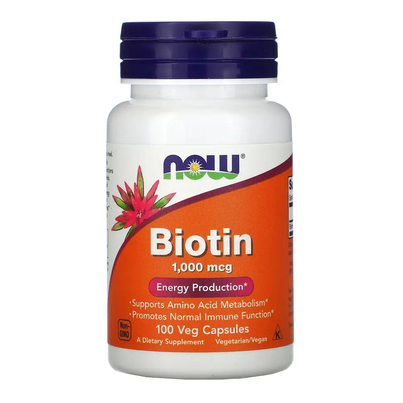 Biotina 1000mcg (100) - Now Foods - Vitamina