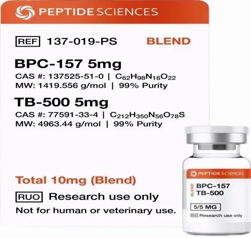 BPC-157 TB-500 10mg Wolverine stack (Blend) - Peptide