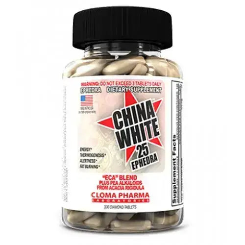 Chin4a Whit3e 25 EPH (100 Tablets) – Cloma Pharma - TERMOGENICO