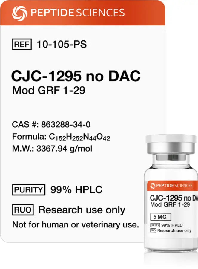 CJC-1295 5 mg no DAC (Mod GRF 1-29) - Peptide Sciences