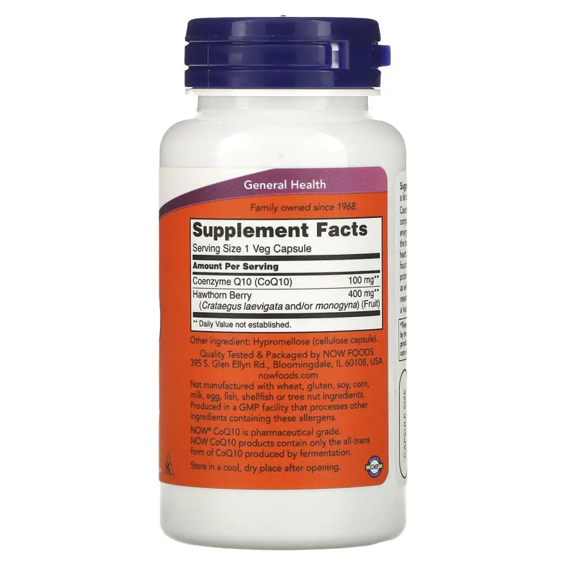 CoQ10 100mg (90) - Now Foods - ANTIOXIDANTE