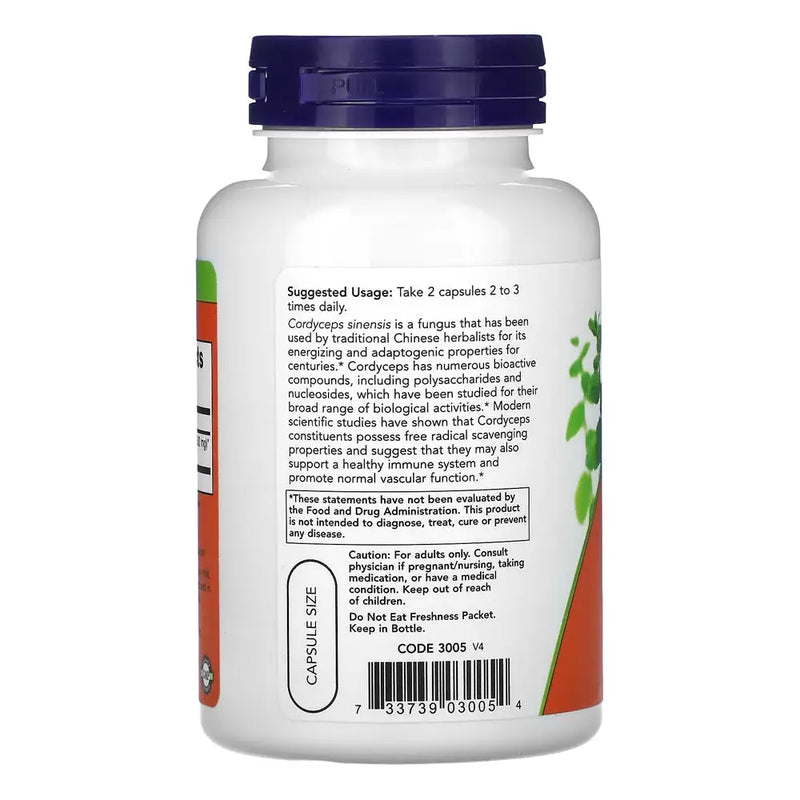 Cordyceps 750mg (90) - Now Foods - Vitamina