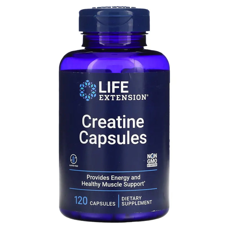 Creatine Capsules (120) - Life Extension - Vitamina