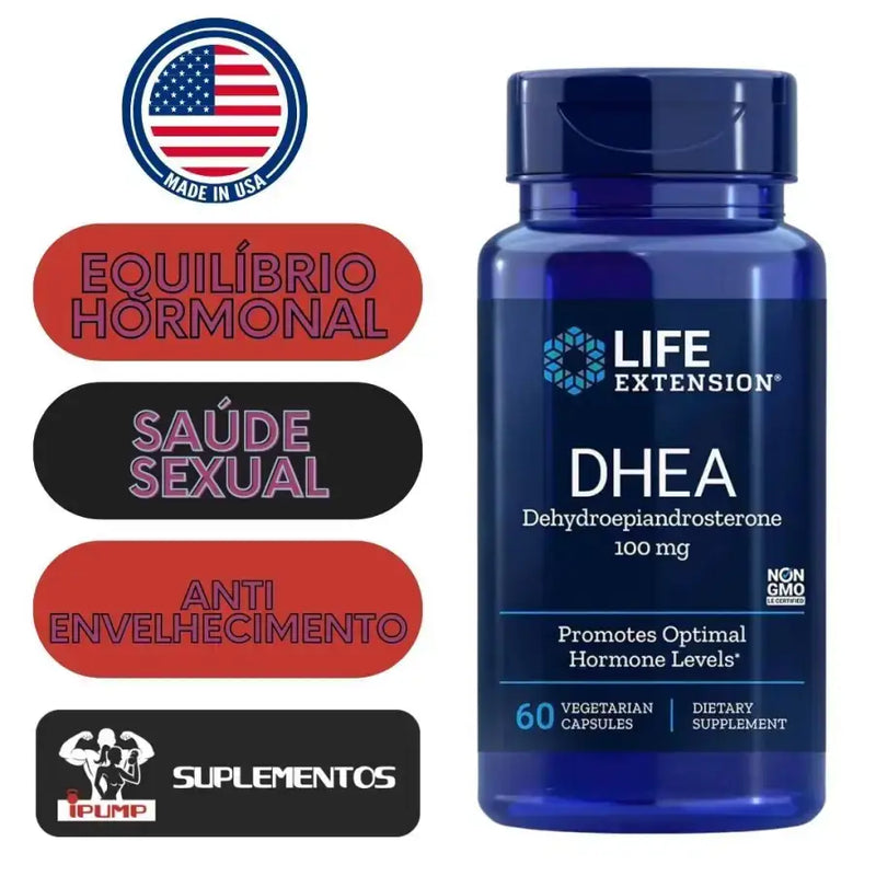 DHEA 100mg + Pregnenolone 100mg - Life Extension