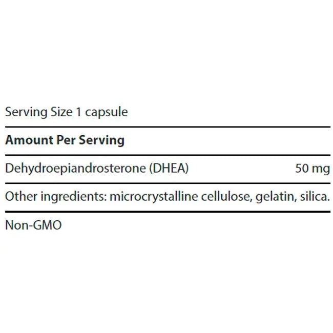 DHEA 50mg + Pregnenolone - Life Extension