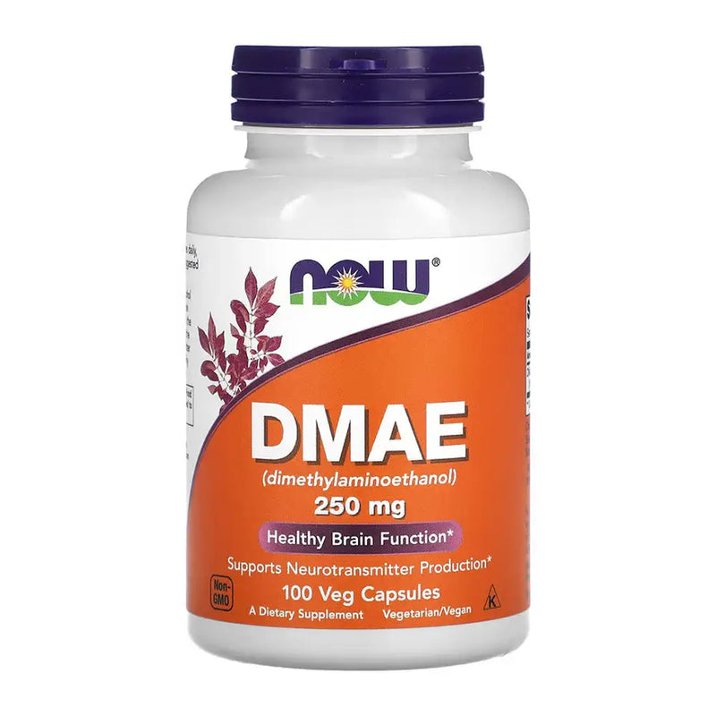 Dmae 250mg Dimetilaminoetanol (100) - Now Foods - COGNITIVO