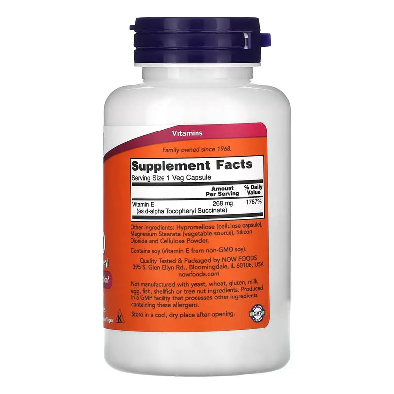 E-400 Dry (100) 268mg- Now Foods