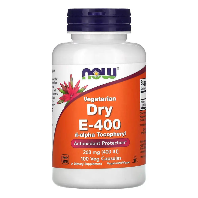 E-400 Dry (100) 268mg- Now Foods