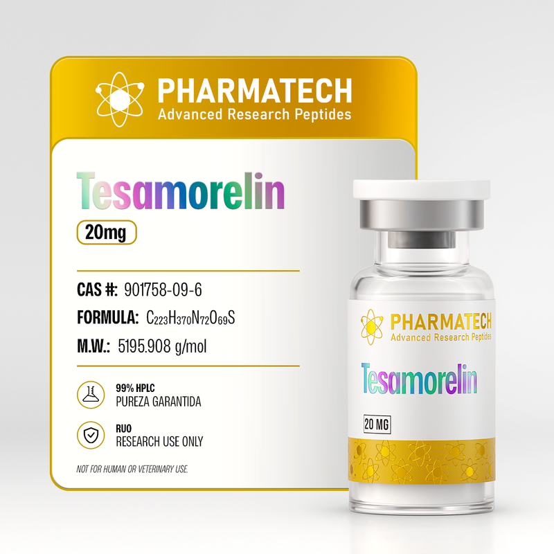 Tesamorelin 20mg + Água Bacteriostática - PharmaTech