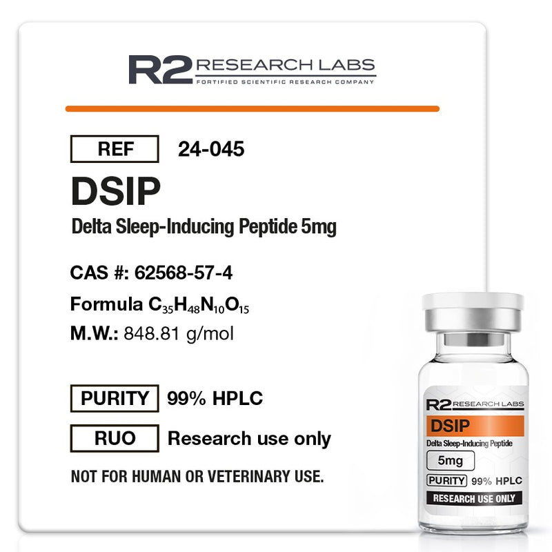 DSIP 5mg + Água Bacteriostática - R2 Research Labs