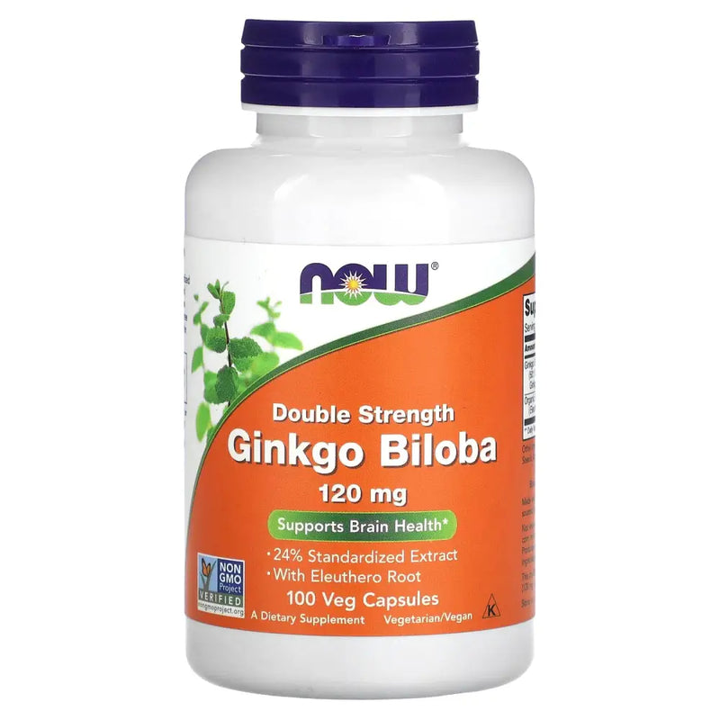 Ginkgo Biloba 120mg (100) - Now Foods - Vitamina