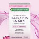 Hair, Skin and Nails (250) - Nature's Bounty - iPUMP Suplementos