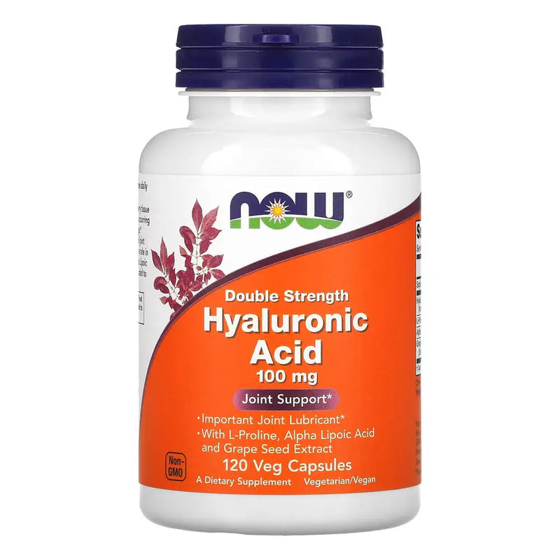 Hyaluronic Acid 100mg (120 VCaps) - Now Foods - ANTIOXIDANTE