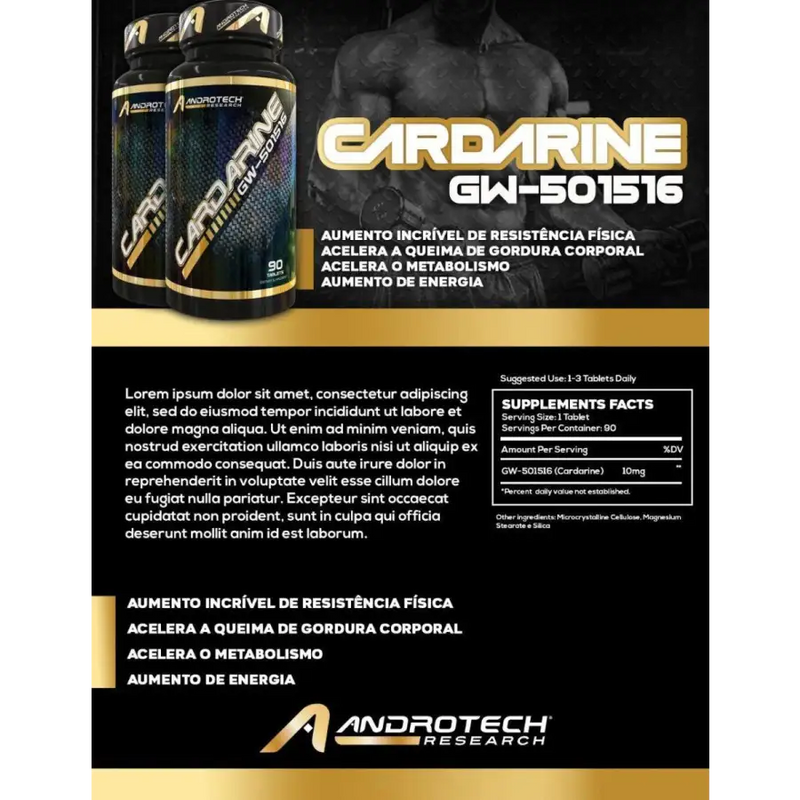 Kit Cardarine + MK677 - Androtech | iPUMP Suplementos 3