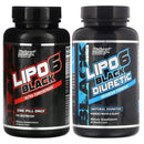 Kit Lipo 6 Diuretic + Lipo 6 Black  - Nutrex - iPUMP Suplementos