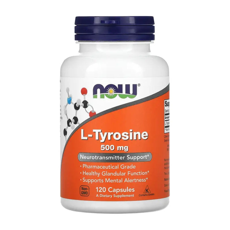 L-Tyrosine 500mg (120) - Now Foods