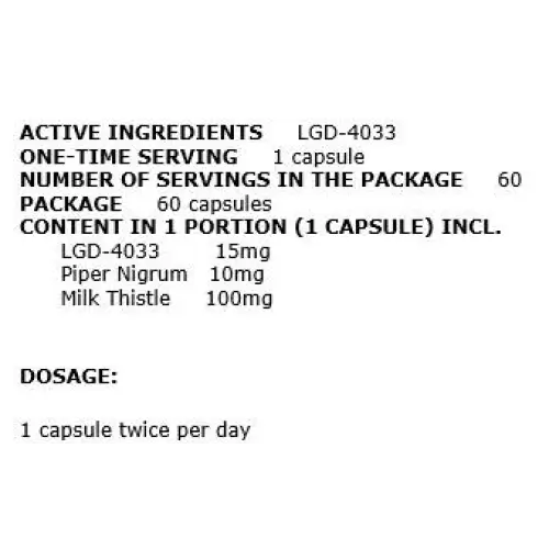 Ligandrol 15mg LGD-4033 (90) - Animal Factory