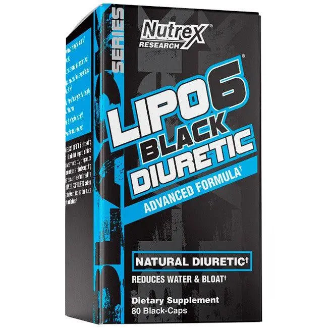 Lip0o 6 Bl4ack Diuretic UC (60 Capsulas) - Nutrex Research - DURETICO
