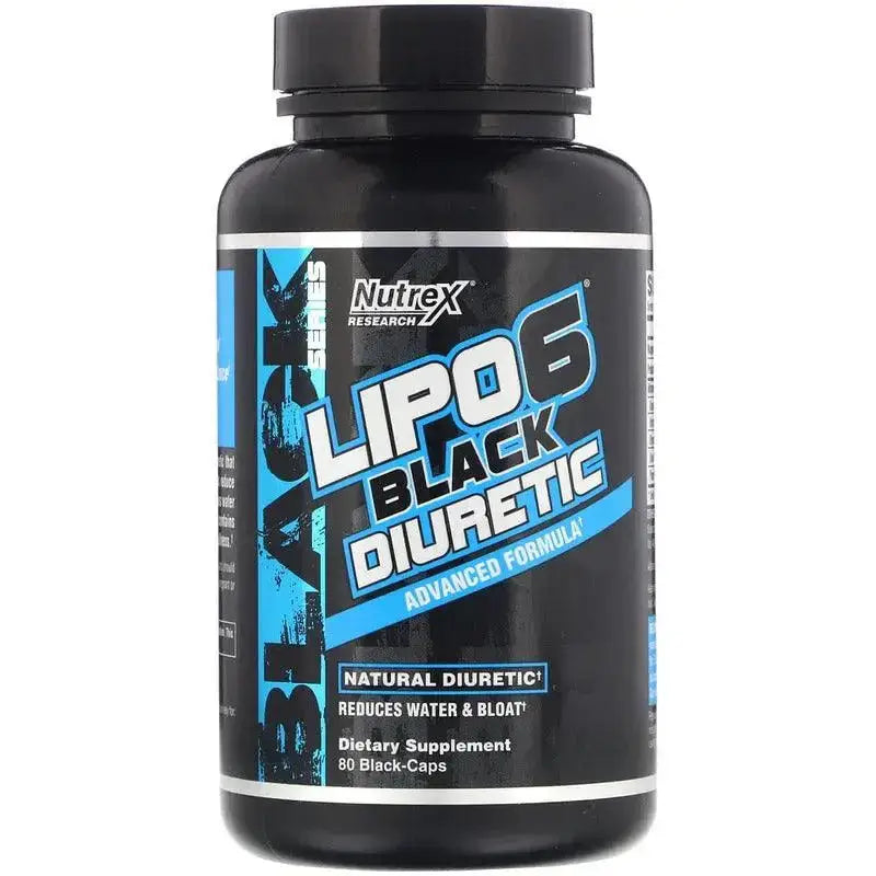 Lip0o 6 Bl4ack Diuretic UC (60 Capsulas) - Nutrex Research - DURETICO