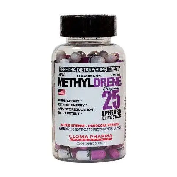 M3ethyldr3ene Elite 25 EPH 3E3CA Stack (100 Capsulas) – Cloma Pharma - TERMOGENICO