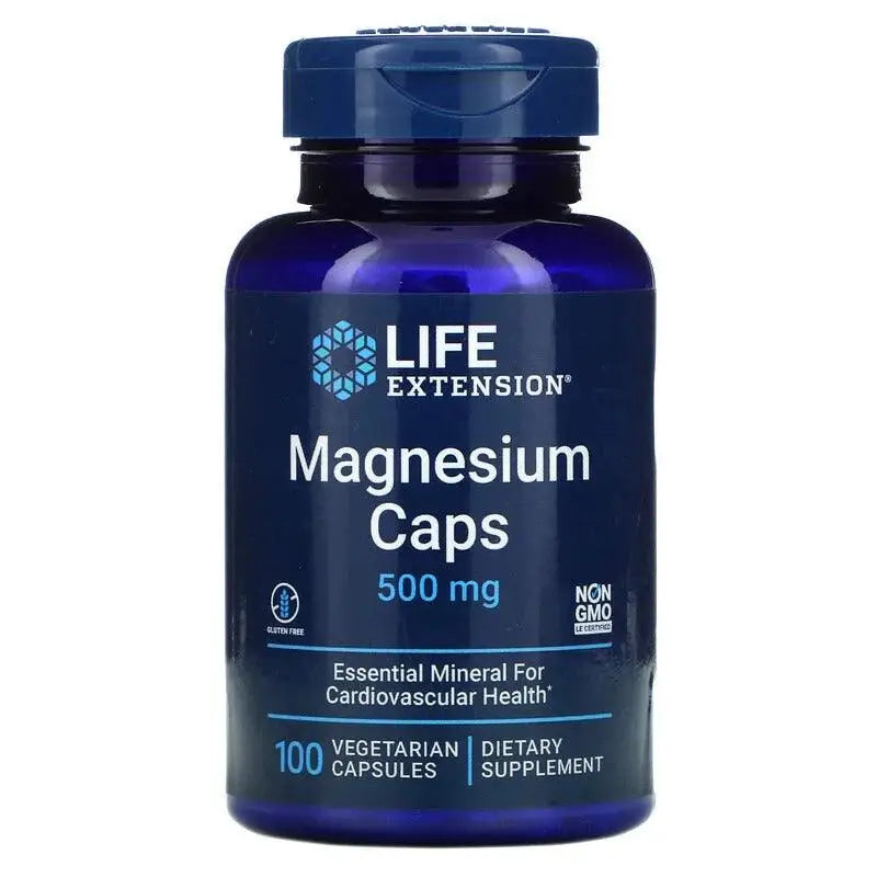 Magnésio 500mg (100 Caps) - Life Extension - iPUMP Suplementos