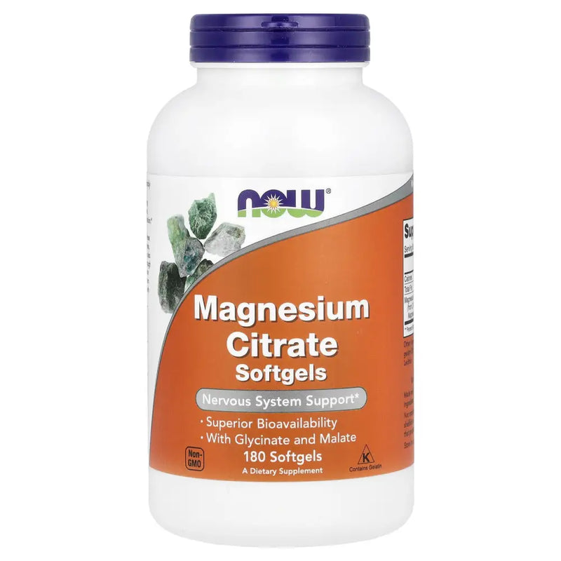 Magnesium Citrate (180) - Now Foods - Vitamina