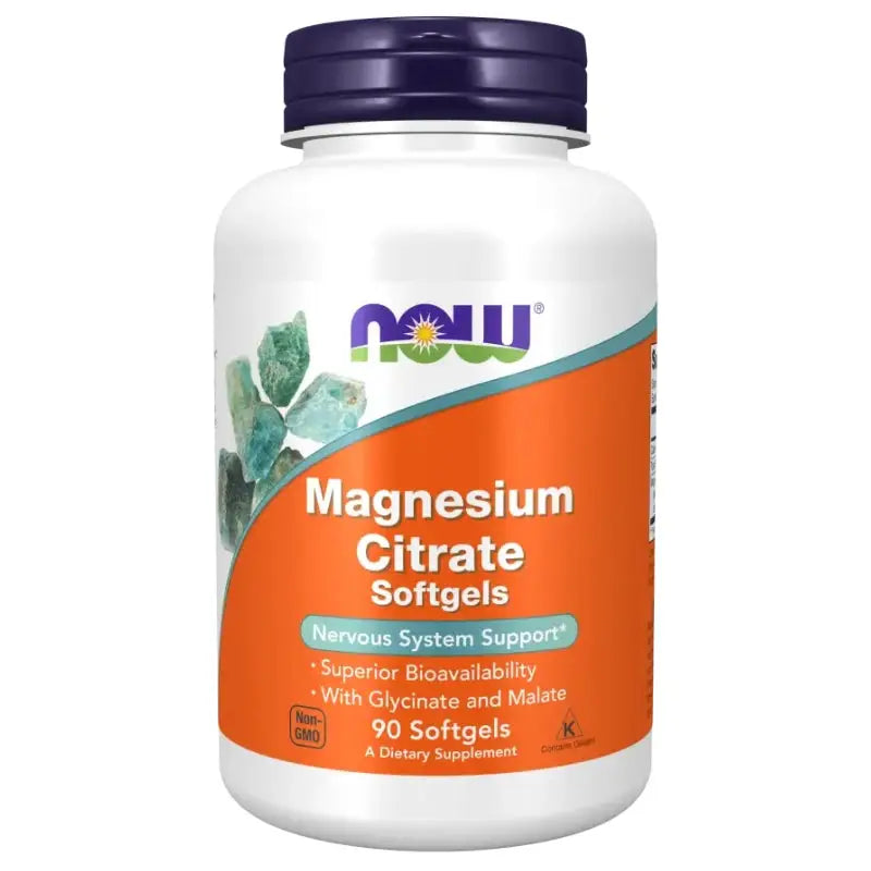 Magnesium Citrate 400mg (90) - Now Foods