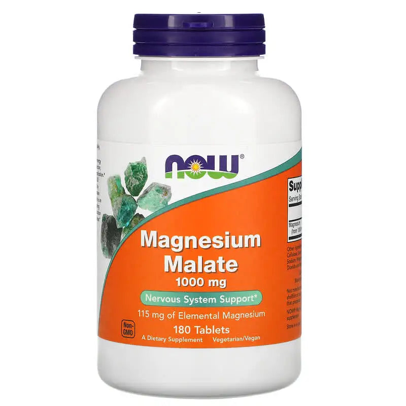 Magnesium Melate 1000mg (180) - Now Foods - Vitamina