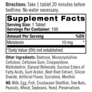 Melatonina 10mg (100 Tabs) Fast Dissolve Morango - Natrol - iPUMP Suplementos