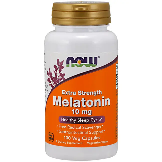 Melatonina 10mg (100 VCaps) - Now Foods - MELATONINA