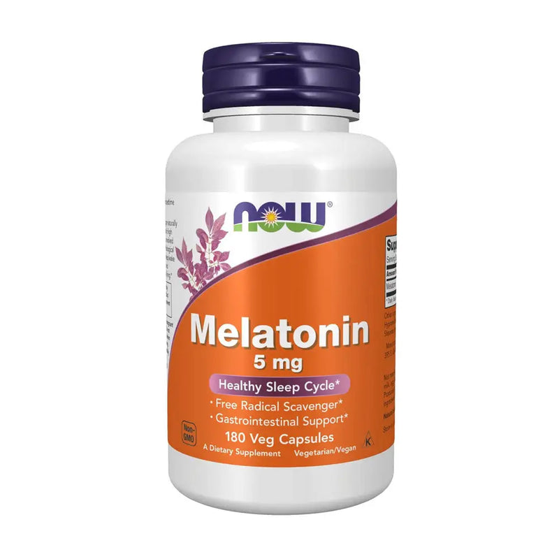 Melatonina 5mg (VCaps 180) - Now Foods - MELATONINA