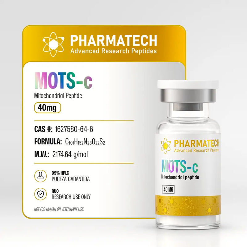 MOTS-c 40mg + Água Bacteriostática - PharmaTech - Frete
